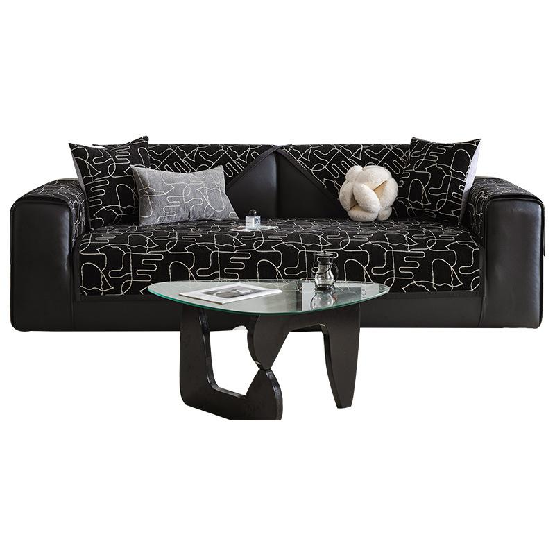 Chenille Sofa Cushion, Universal In All Seasons, Non-Slip And Dirt-Resistant Seat Cushion, Light Luxury And High-End Sofa Cover, Cloth Towel