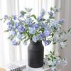 87CM Length Artificial Blue Snowflake Soft Texture Faux Flowers Home Decoration Home Decor
