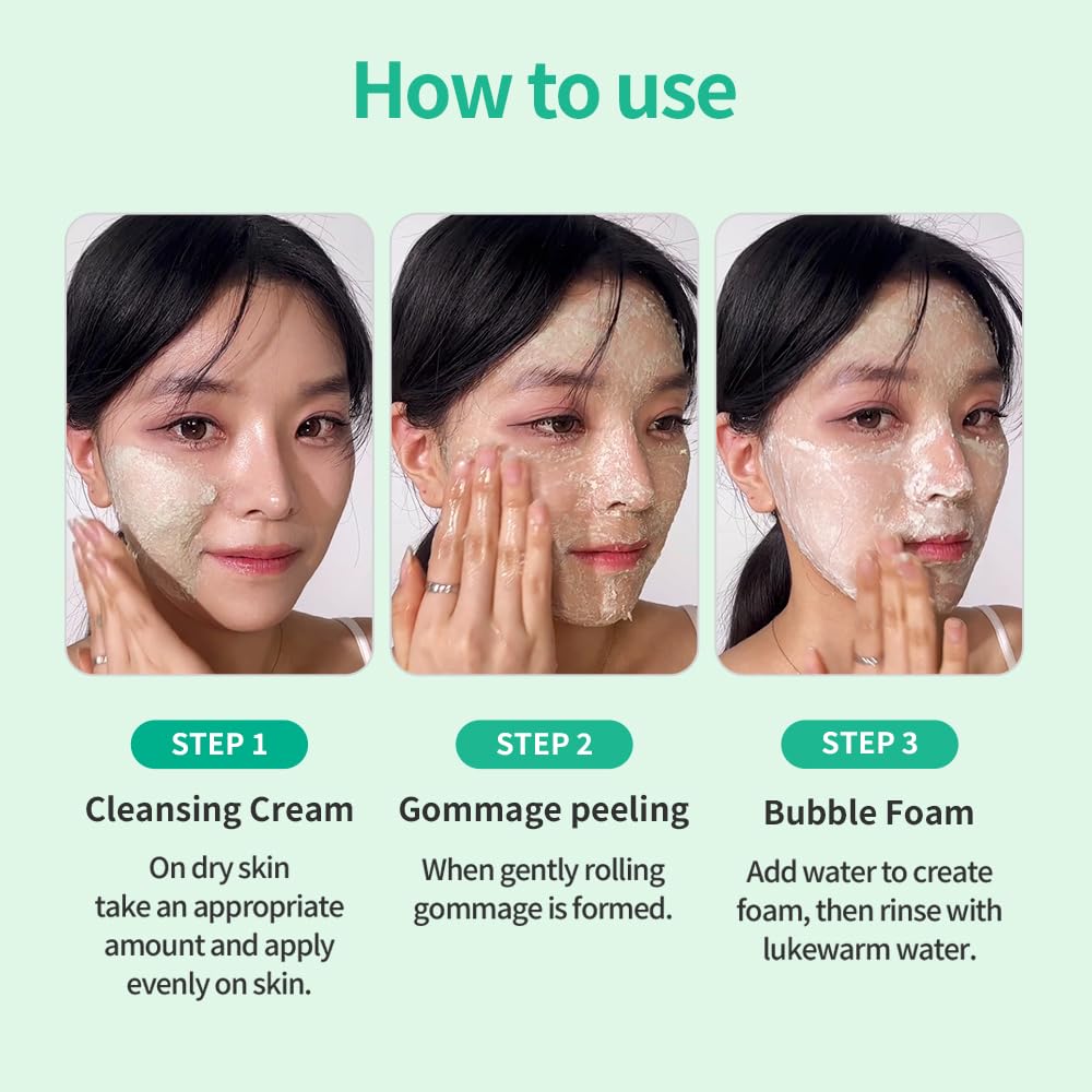 COSCELL Green Papaya PDRN Foam Pore Botanical Korean Cosmetics 120g, Exfoliating, Care, Cleansing, Cleanser, Gommage, Skincare,