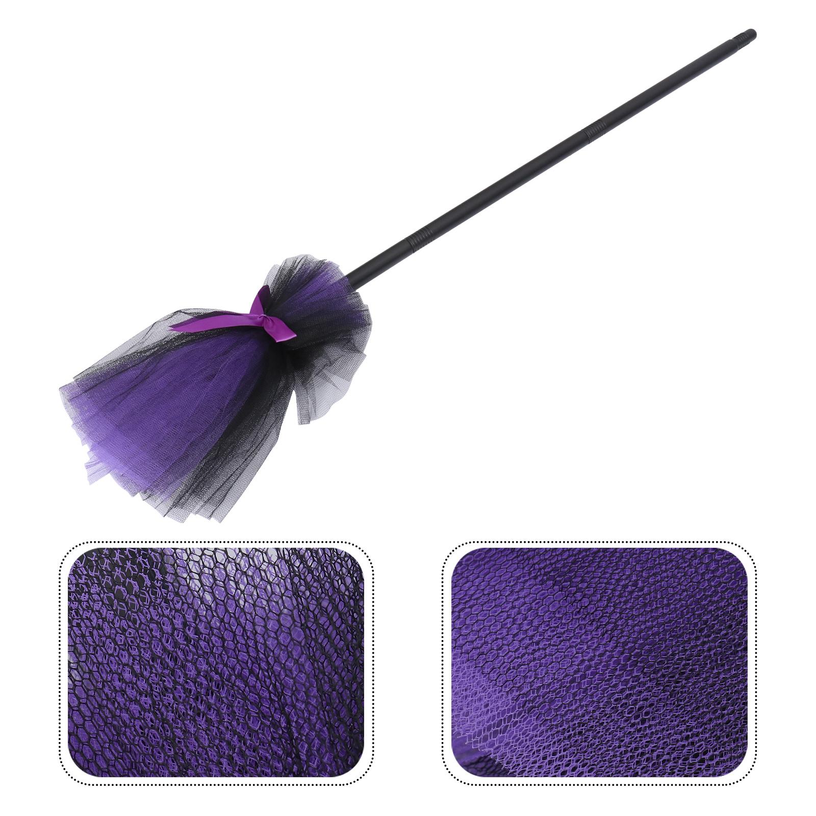 

Halloween Witch Broom Broomstick Prom Gifts Costumes Decorations Performance Prop Decorate Child фіолетовий