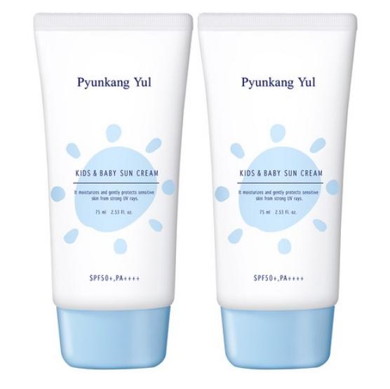 Pyunkang Yul Kids & Baby Sun Care SPF50+ PA++++, Sun Cream 75mlx2EA/ Moisture Sun Cream 150ml/ Sun Cushion 15g/ Sun Stick 15g