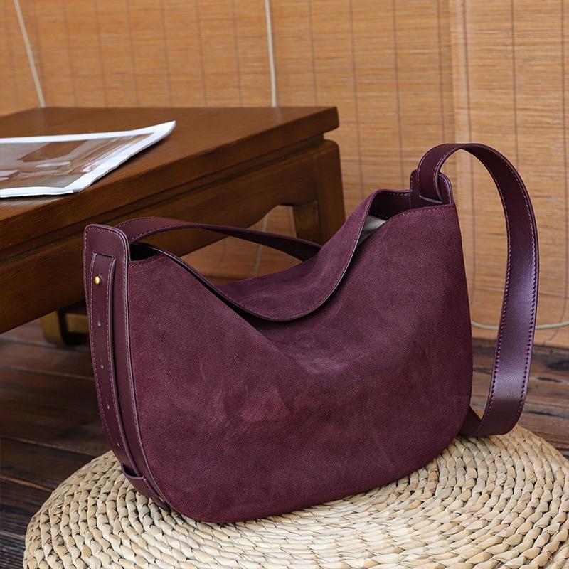 

Модная женская сумка из матовой коровьей кожи под мышкой, новая трендовая кожаная универсальная портативная на плечо, сумка-мессенджер осень-зима