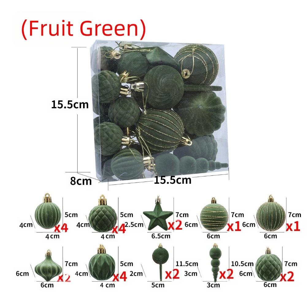 Decorative Hanging Balls Holiday Decorations Unique Aesthetic Christmas Ball Set For Decoration Celebration Blue