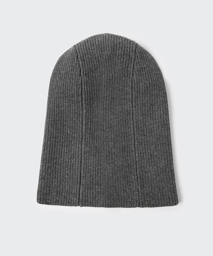 MUSINSA STANDARD Lambswool Full Face Knit Balaclava [Medium Grey]