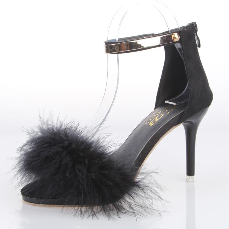 

Модные туфли-лодочки женские брендовые туфли на высоком каблуке повседневные туфли женские флоковые модные туфли в стиле ремешка на тонком каблуке с острым носком весна-лето 39 чёрный