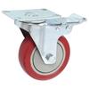 Vidaxl Swivel Castors with Double Brakes, 4 Pcs, 100 Mm