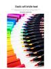 100-Color Soft Tip Acrylic Paint Markers for DIY, Graffiti, Journals & Drawing