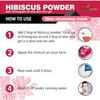 The Forest Herbs Natural Care From Nature Pure Hibiscus Flower Powder 200g (Pack Of 1) | Ideal for Hair pack, Face pack, Eating, and Hibiscus tea