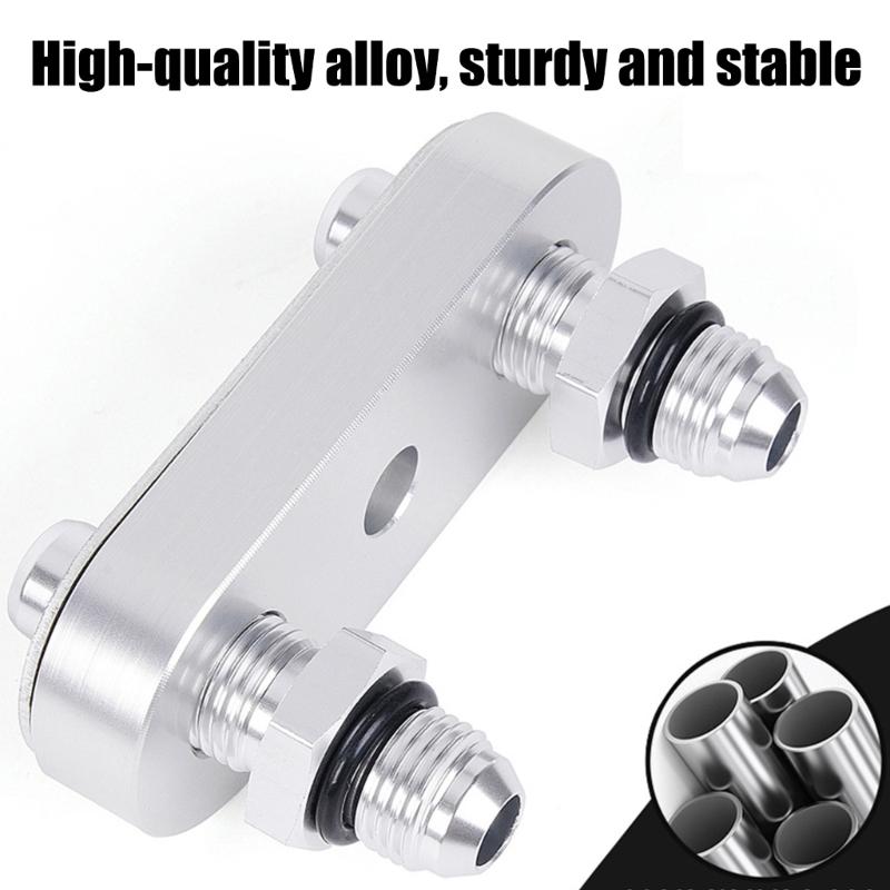 6AN Transmission Line Adapter Plate For 6L80E 8L90E With Aerospace Aluminum Construction And Customizable Fittings