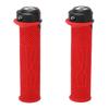 2Pcs Bike Handle Grip Rubber Anti Slip Wear Resistant Ergonomic Hollow Design Bike Handlebar Grips Cover Red