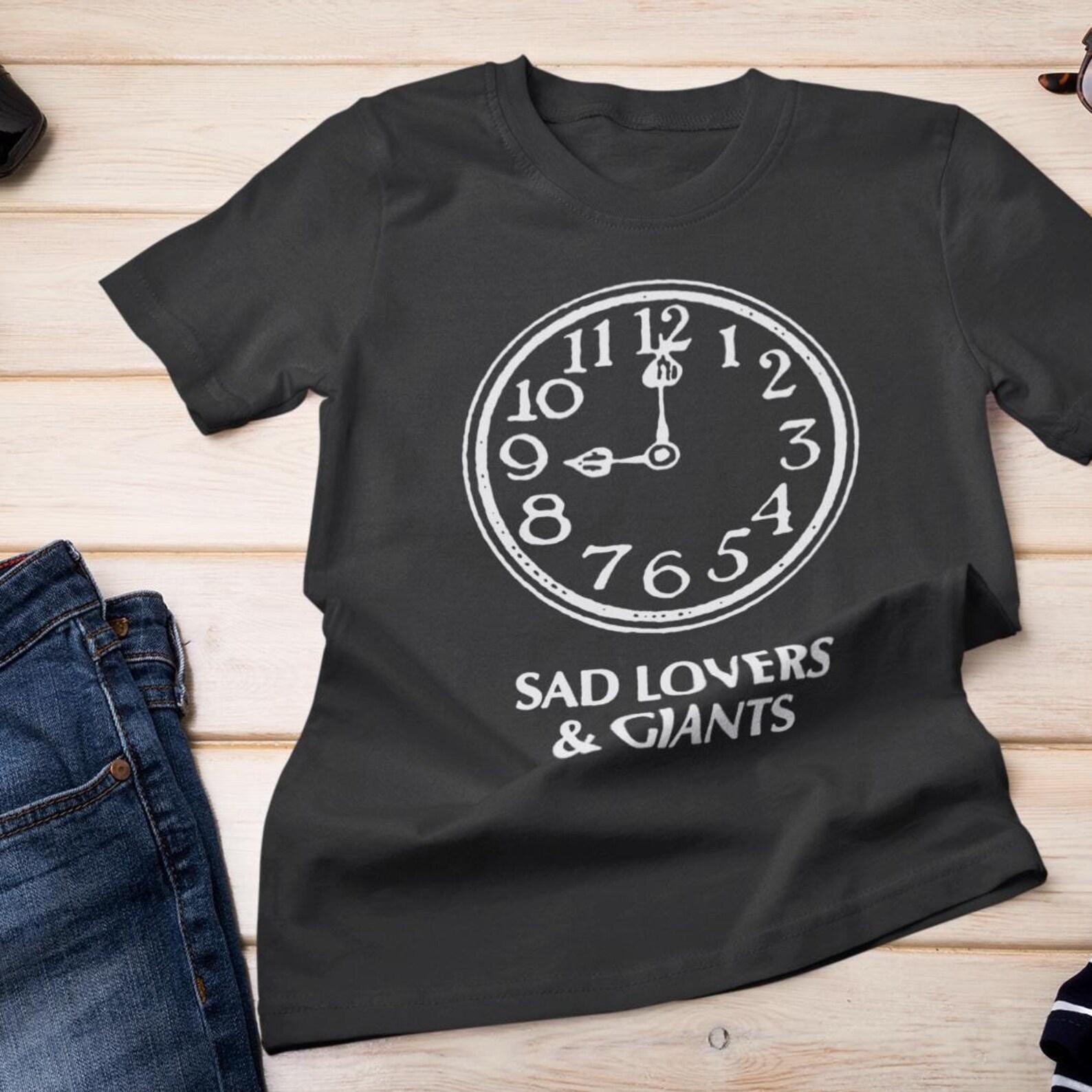 Sad Lovers and Giants T shirt screen print short sleeve black shirt cotton 2XL