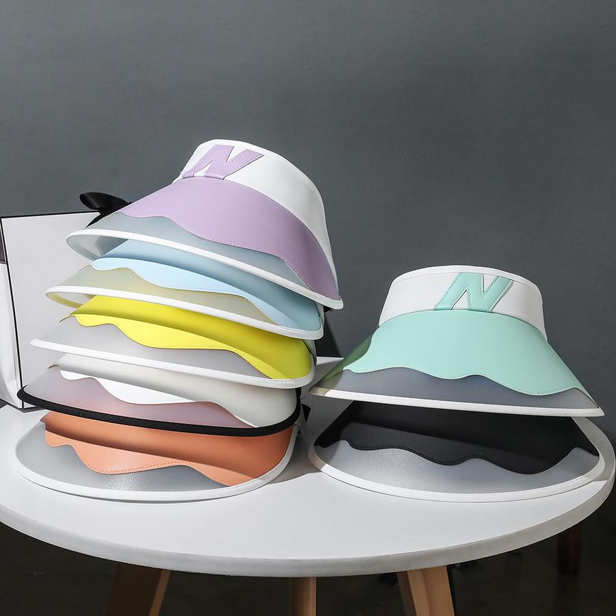 Hat Style Versatile Fashionable Ventilate Womens Wide Brimmed Sun Hatscaps