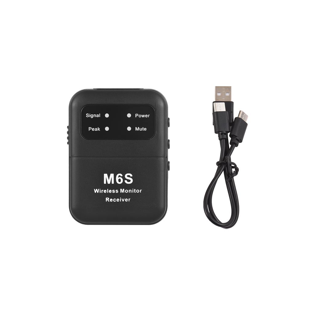 2,4 GHz bezdrátový sluchátkový monitorovací přijímač Dobíjecí přijímač bezdrátového systému pro sluchátkový monitor
