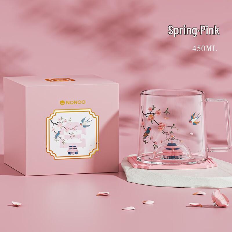 NONOO Forbidden City Four Seasons Glass Cup 450ml
