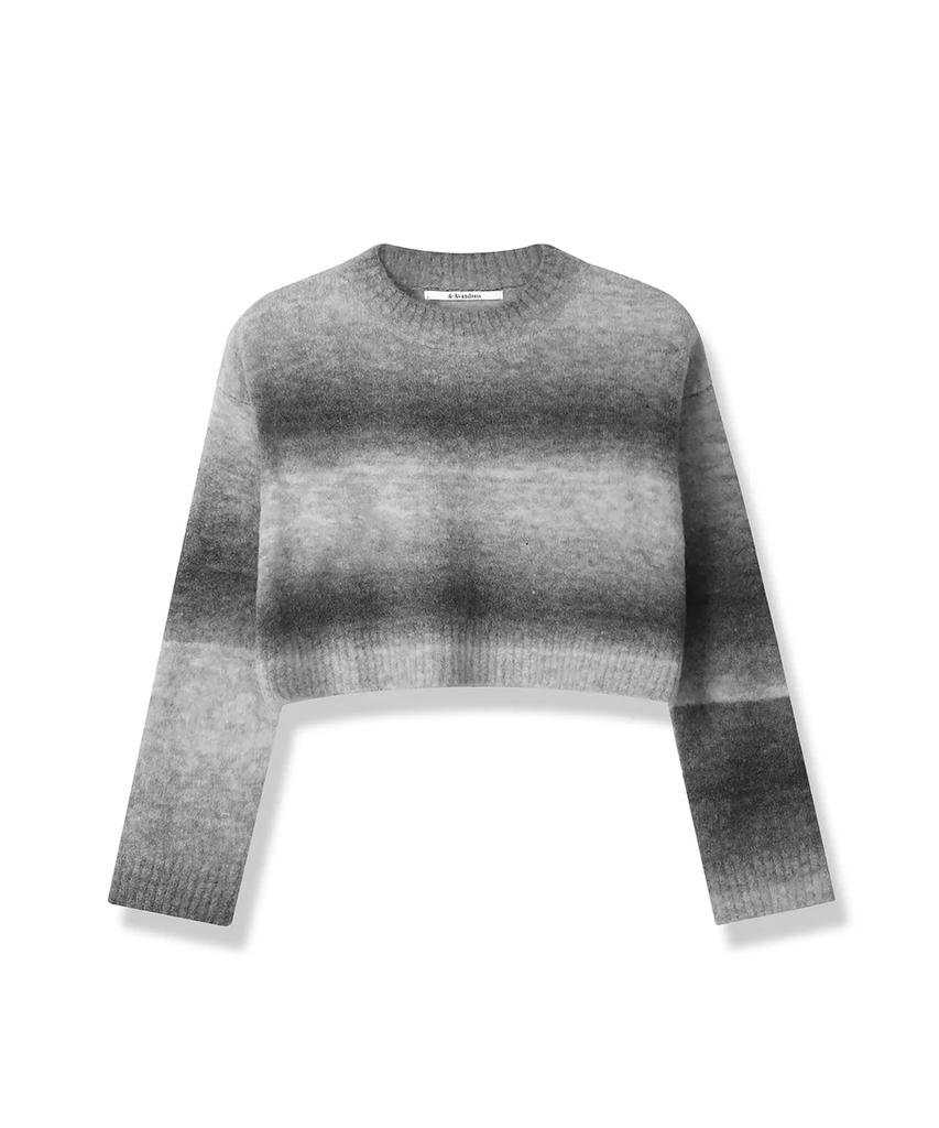 AVANDRESS Wool Gradation Crop Knit - 3Col