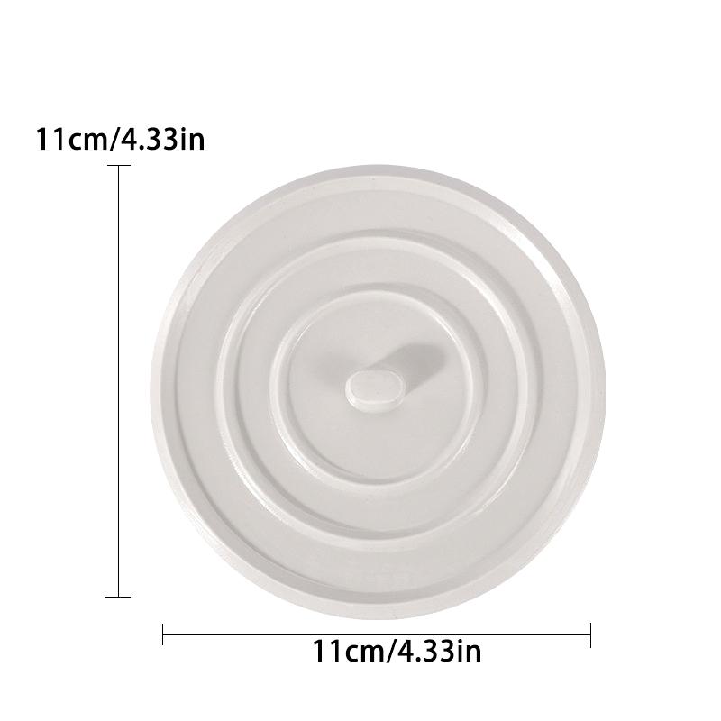 Large Silicone Bathtub Stopper Leakage-Proof Drain Cover Sink Hair Stopper Tub Flat Plug Stopper Bathroom Accessories 11Cm 4.3"