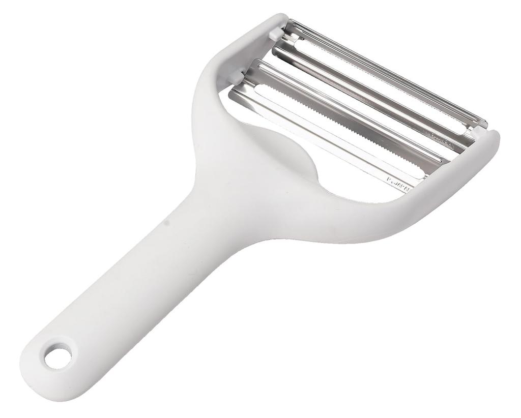 Pearl Metal Cabbage Made In Gadgetcon Peeler, Double, Japan, White, CC-1190