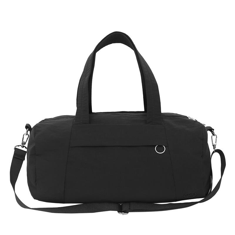 

Simple and Lightweight Yoga Gym Bag Fashionable Small Travel Bag Solid Color Casual Hand Crossbody Bag чёрный