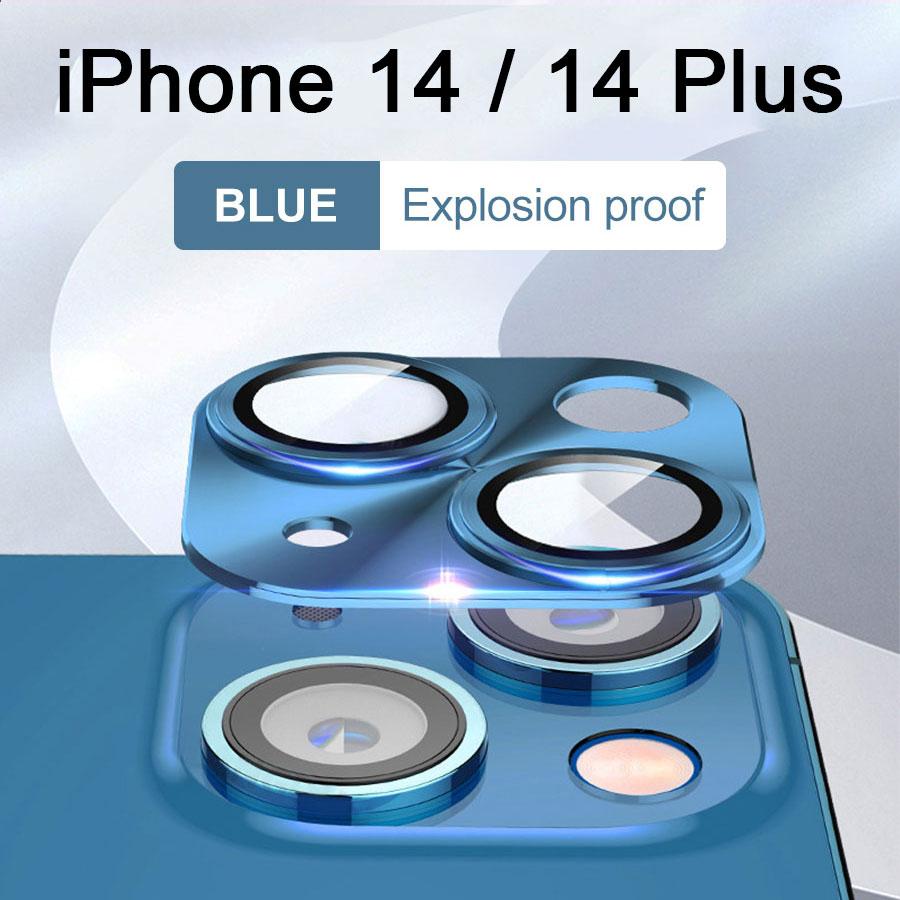 Camera Lens Protector For iPhone 14 Pro Max 14 Plus Luxury Aluminum Alloy Eagle Eye Protective Ring Paste Cover