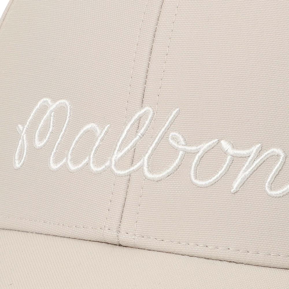 MALBON GOLF Side Panel Ball Marker Ball Cap Beige (Man)