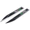 2pcs Car Body Side Fender Rear Trunk Metal Sticker Accessories For Skoda Rapid Fabia 1 2 Kodiaq Octavia  2 A7 A5 A4 Superb VRS Kybf34