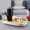 Baijie Large Rectangular Double-Layer Plastic Tea Tray