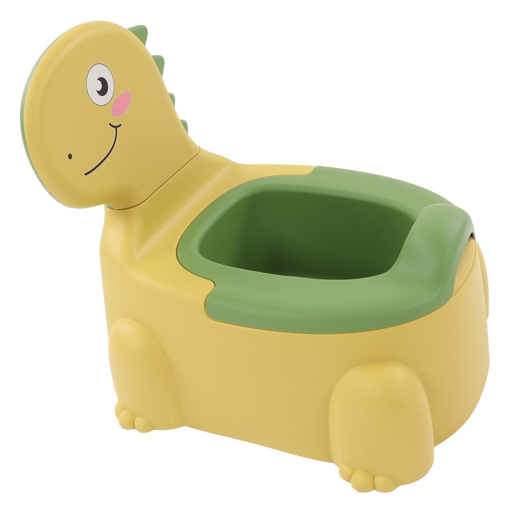 Baby Potty Thickening Ergonomic Modern Cartoon Dinosaur Training Potty Toilet with Rubber Base for
