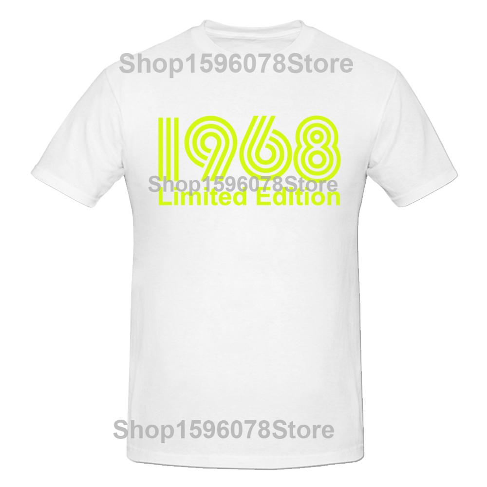 Novelty Awesome 1968 Limited Edition T Shirts Graphic Cotton Streetwear Short Sleeve Birthday Gifts Summer Style T-shirt Men