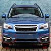 Front Fog Light Bezels Chrome Trim Strips Fog Light Decorative Strips for Subaru Forester 2016-2018 Left or Right 1 Piece