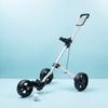 3 Wheel Golf Push Vehicle Compact Aluminum Trolley for Practice Range