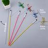 Interactive Cats Teaser Wand Toy With Bells Realistic Dragonflies Design For Kitten Playtimes And Exercise Stick Gift