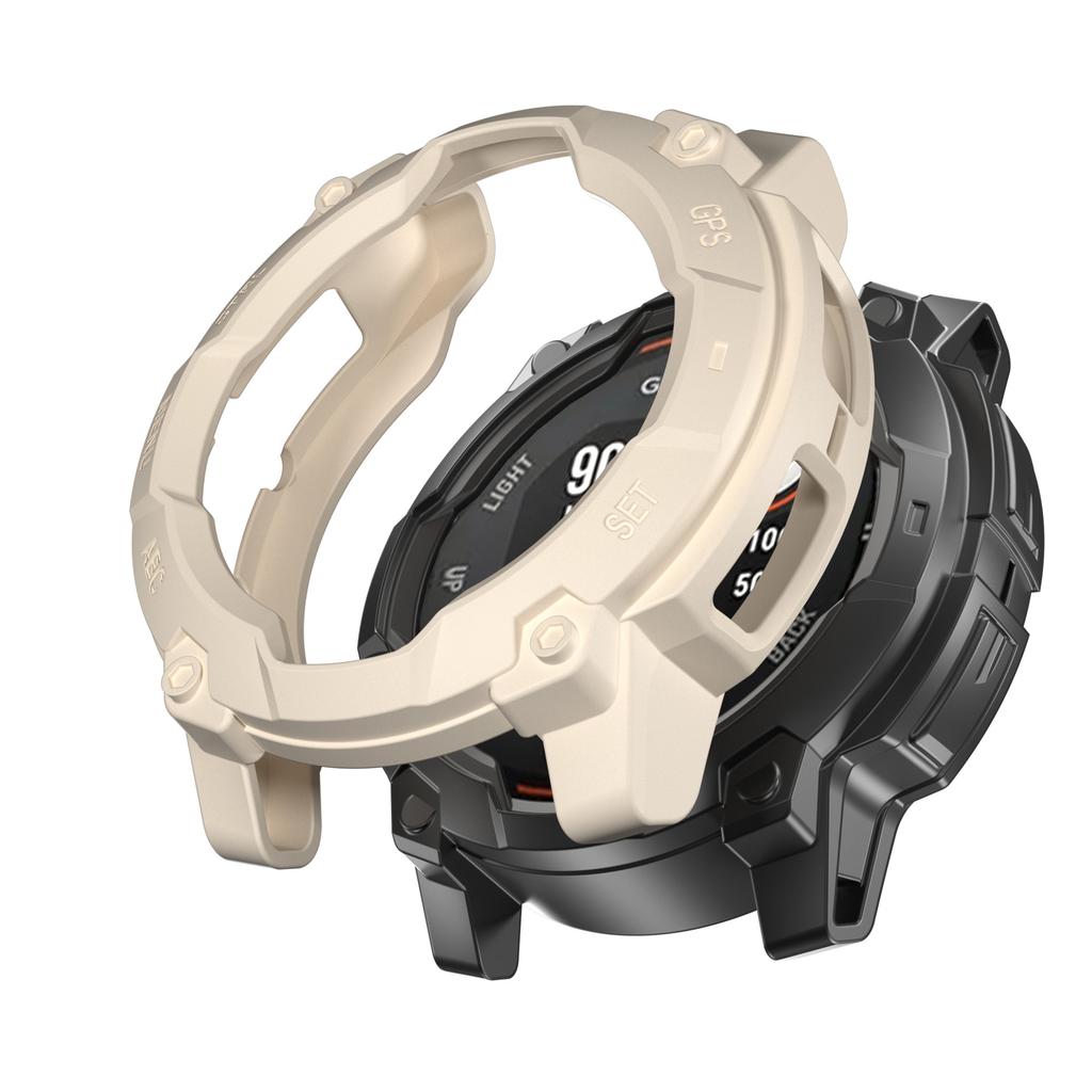 Cover Guscio in TPU per Orologi Braccialetto Intelligente per Garmin Instinct 3 Custodia Protettiva 45mm/50mm Cornice Orologio per Garmin Instinct3 Lunetta