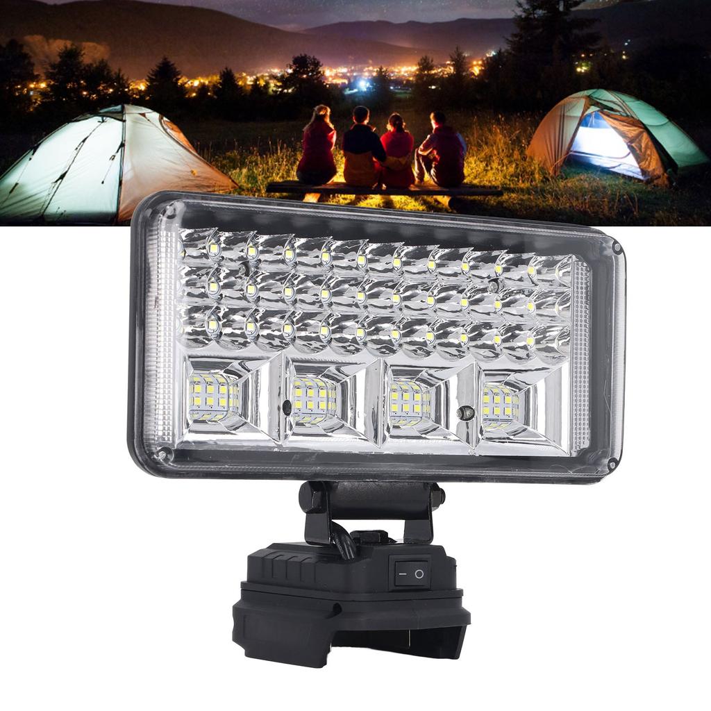 6000lm Cordless LED Work Light Waterproof Emergency 14.4V‑18V Lithium Battery LED Lamp for BL1430