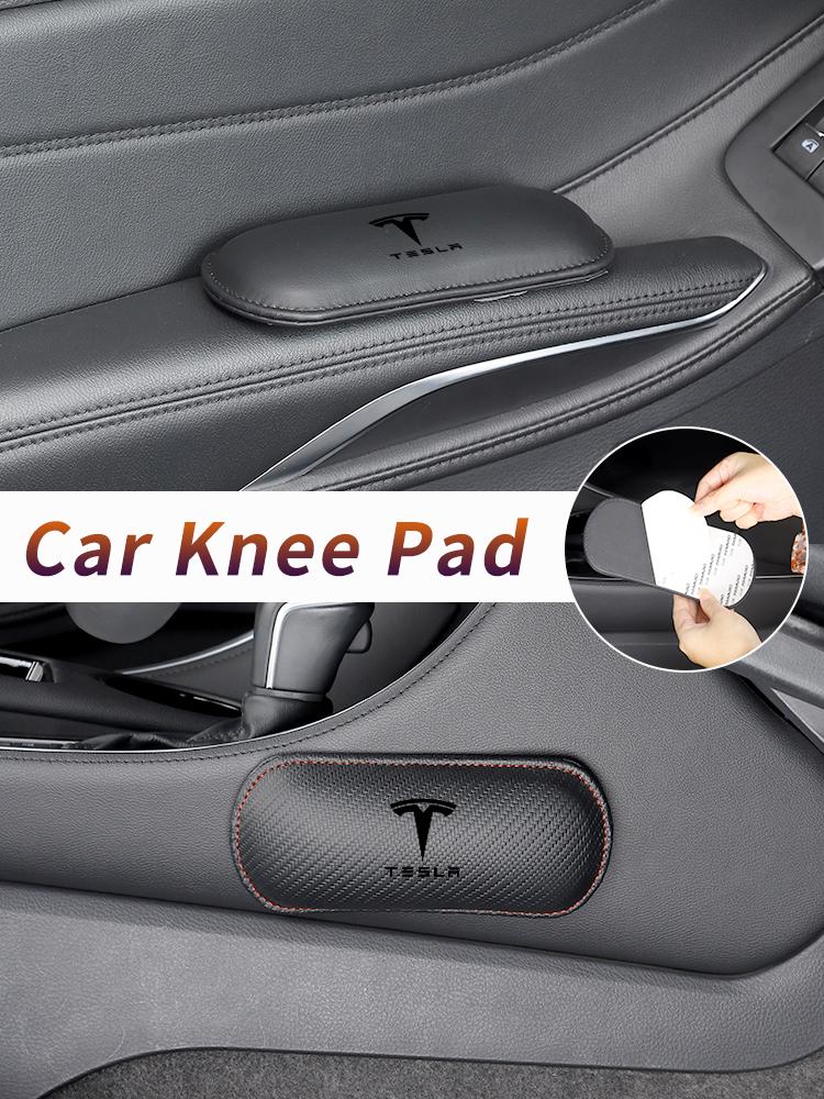 Car R Valve Core Knee Leg Protective Pad Foot Armrest Cushion For Tesla Model 3 Model S Model X Model Y Roadster