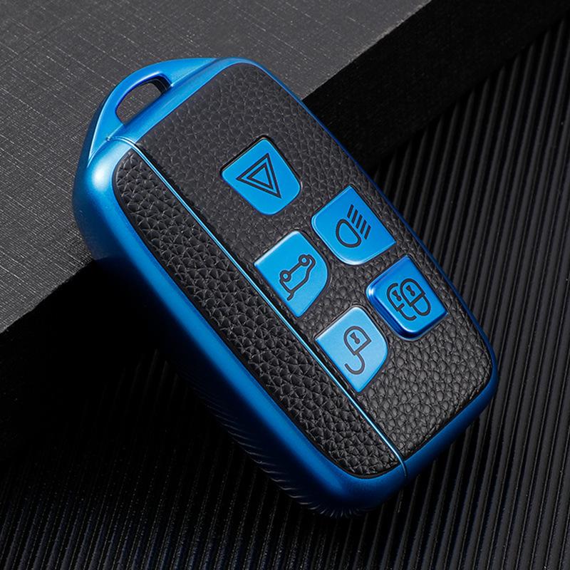 Land Rover Jaguar Key Cover for Range Rover, Velar, Evoque, Discovery 4 & 5 Keyring