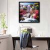 New Arrival 5D DIY Full Circle Diamond Painting "Waterfall" Embroidery Cross Stitch Home Decor Gift