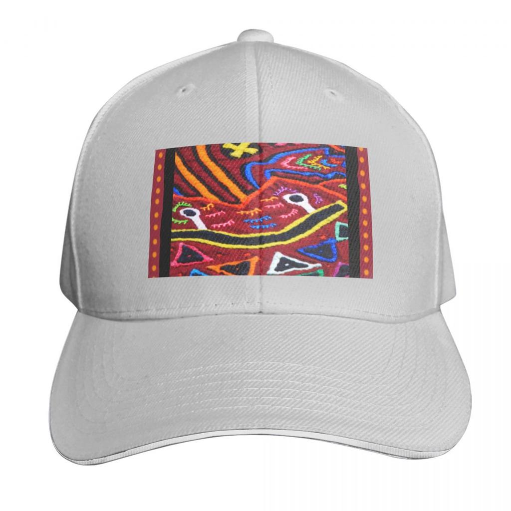 Panama Mola Design Baseball Cap Gift for Him Her Casual Daily Wear Quick Dry PerforUnisexce