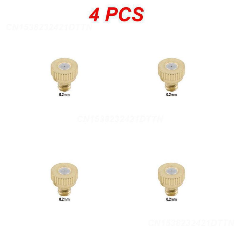 2/3/4PCS Brass High Quality Long-lasting Low Pressure Spray Atomizing Nozzle Humidifier High Performance Cooling Durable
