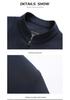 Jipusha Men's Spring/Autumn Casual Stand Collar Jacket for Middle-aged Men