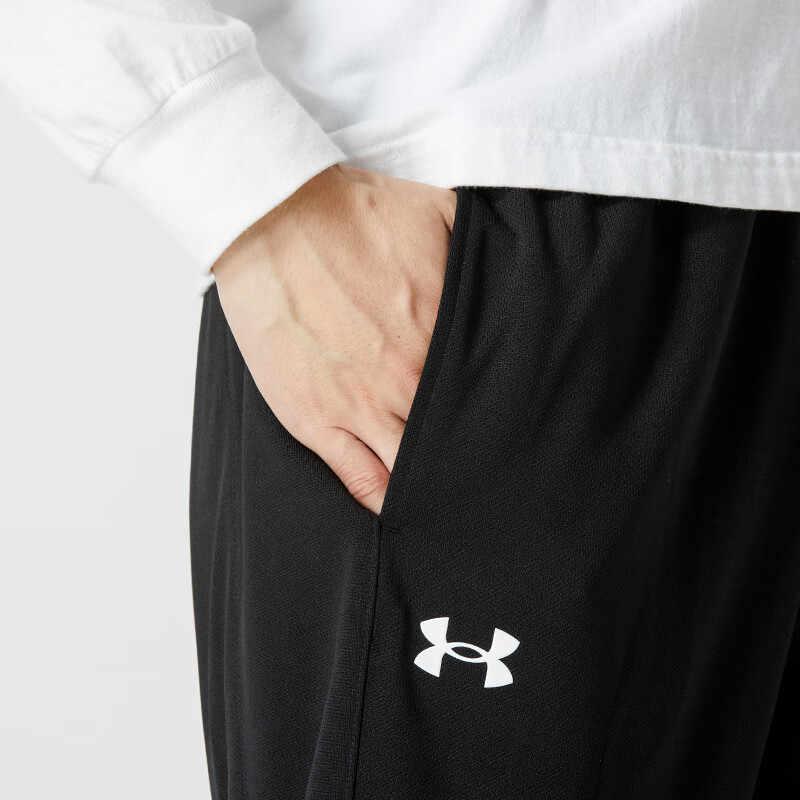 Under Armour Logo Knit Long Sleeve Half High Neck Jacket And Cuffed Pants Casual Sports Set Unisex sets 23600304-409+23600703-001