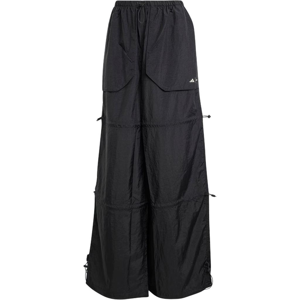 Adidas X Moon Boot Collaboration FW24 Parachute Joggers Loose Fit Comfortable Casual Pants Women Joggers Black IY8046