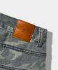 Dimiteulibeullaeg Bio-Washed Carpenter Bermuda Denim Pants_Camouflage