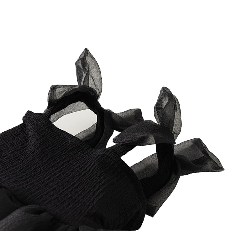 Famuka Baby Tulle Dress with Tutu Summer Soft Sleeveless Princess Perfect Gift for and Formal Occasions Black Girls' Skirt, Lace, Dress, Style,