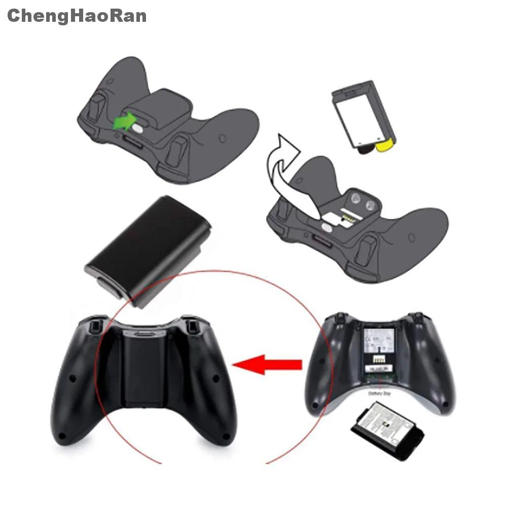 2-4pcs For XBOX360 Game Controller Battery Back Pack AA Battery Holder Cover Case Replacement for Xbox 360 Wireless Gamepad