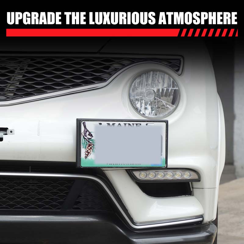 For 2011-2019 Nissan JUKE Infiniti ESQ License Plate Bracket Front Side Bumper License Plate Mount Frame Car Accessories