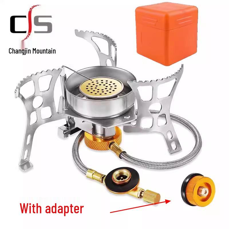 Outdoor Windproof Portable Camping Stove - High Mountain Fire Split Gas Burner