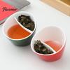 Lose Blatt Tee-Infuser Tasse Keramik Neigbare Teetasse mit Infuser, Integrierter Sieb Tragbarer Brühbecher, Isolierte Tasse für 350ml Fassungsvermögen,