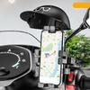 Motorcycle Phone Holder Bracket Accessories Sun Protection Rainproof Glare Blocking