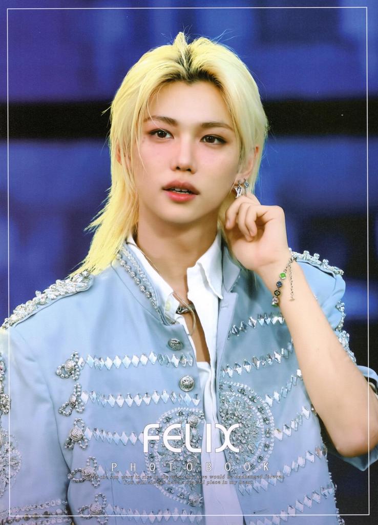Stray Kids Felix Merchandise Photobook Premium Photo Book Large Photobook K-POP