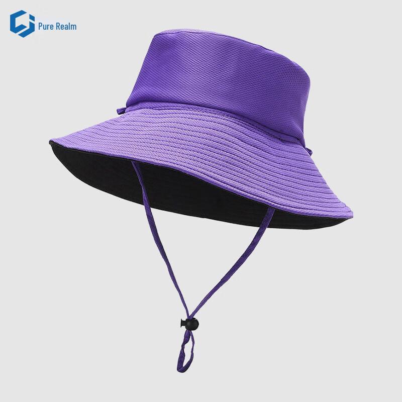 

Versatile Reversible Sun Hat with Windproof Rope and Large Brim